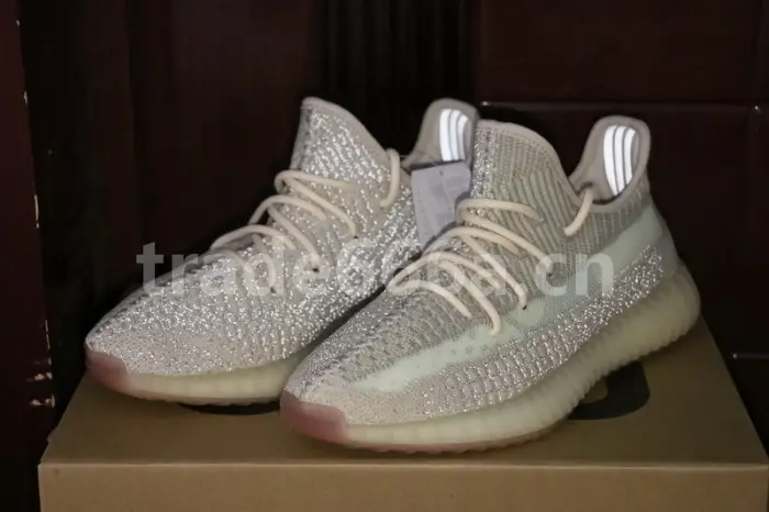 Authentic Yeezy Boost 350 V2 “Citrin” full reflective 