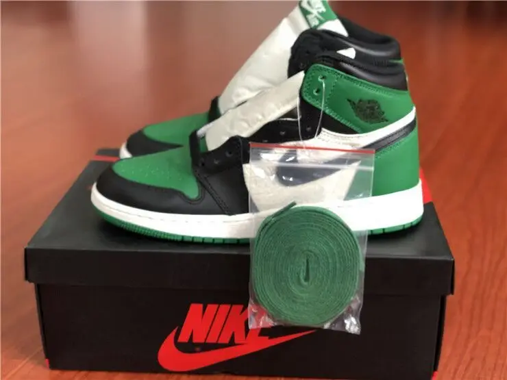 Authentic Air Jordan 1 High OG “Pine Green” GS 