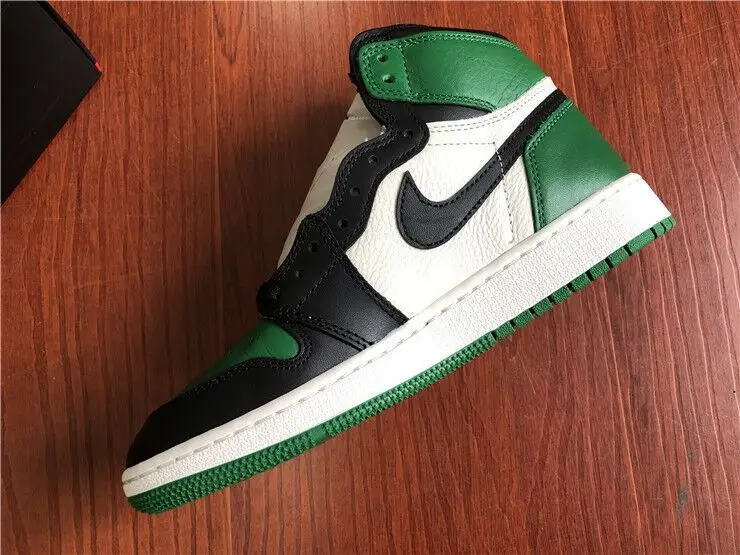 Authentic Air Jordan 1 High OG “Pine Green” GS 