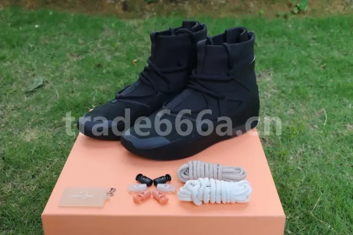 Authentic Nike Air Fear of God 1 “Triple Black” 