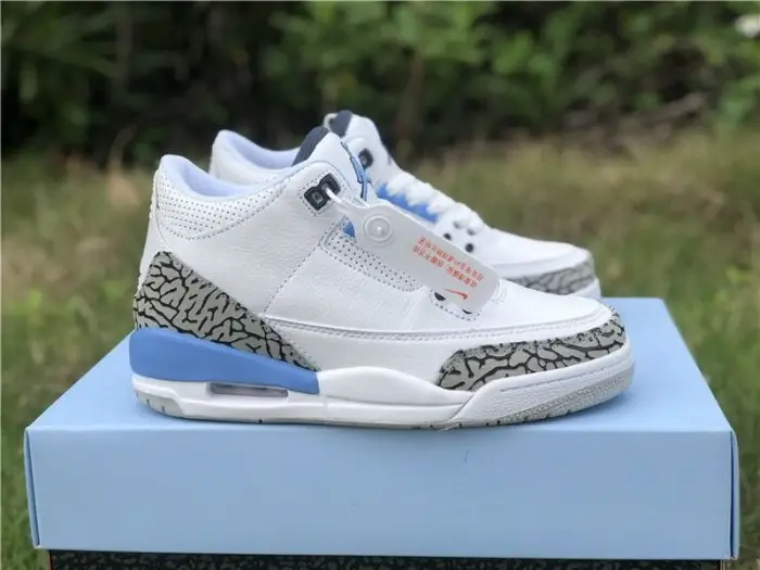 Authentic Air Jordan 3 “UNC” 2020 GS AFA1525