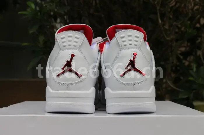 Authentic Air Jordan 4 “Red Metallic” 