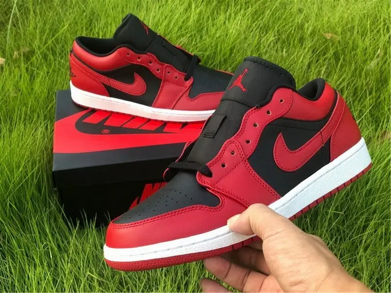 Authentic Air Jordan 1 Low OG Bred 