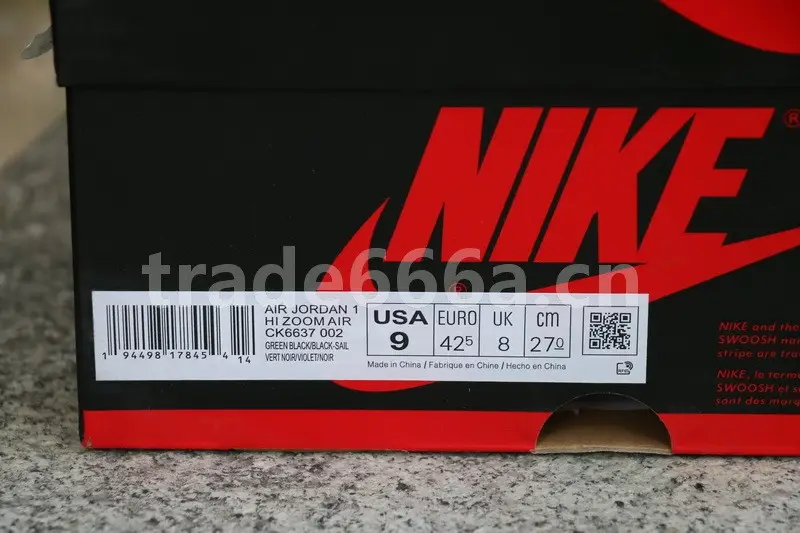 Authentic Air Jordan 1 High Zoom R2T “Racer Blue” 