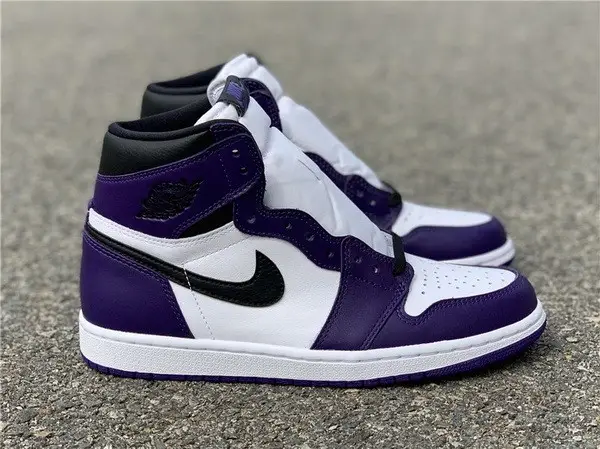 Authentic Air Jordan 1 “Court Purple” 