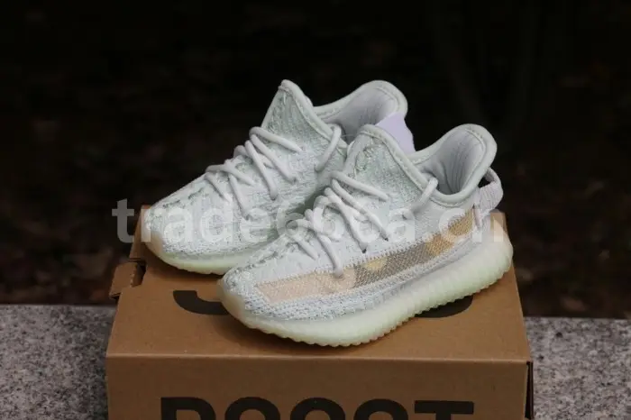 Authentic Yeezy Boost 350 V2“THyperspace”Kids Shoes FBD637