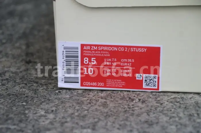 Authentic Stussy x Nike Air Zoom Spiridon Caged 2 