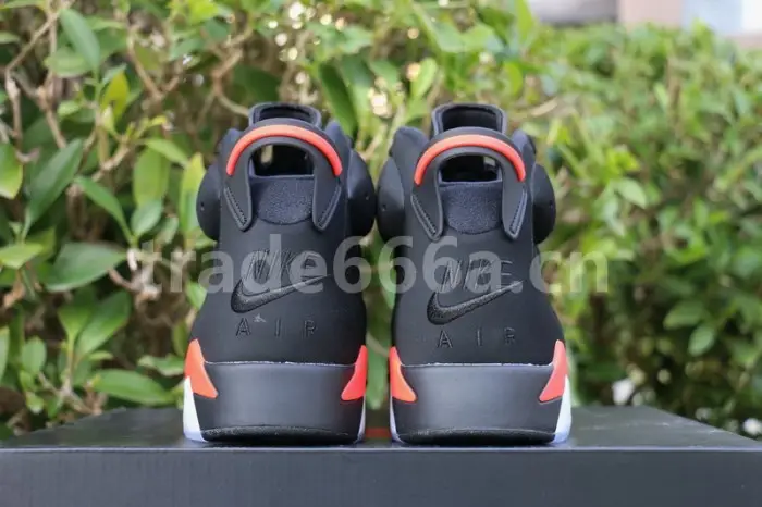 Authentic Air Jordan 6 “Black Infrared” Nike 