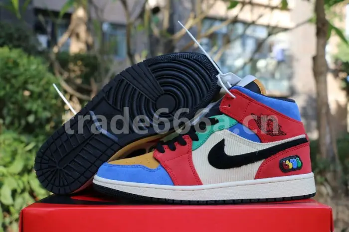 Authentic Blue The Great x Air Jordan 1 Mid “Fearless” GS 