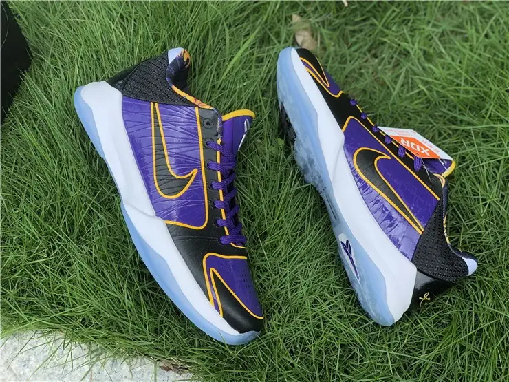 Authentic Nike Zoom Kobe 5 Protro Lakers 