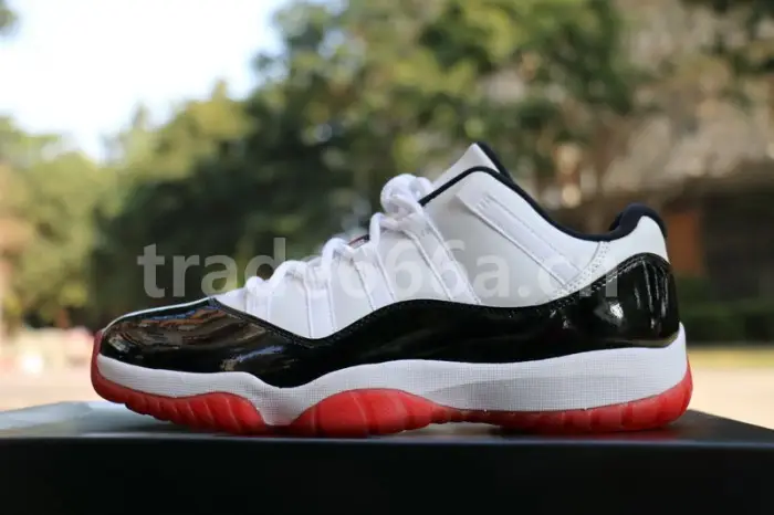 Authentic Air Jordan 11 Low “White Bred” 