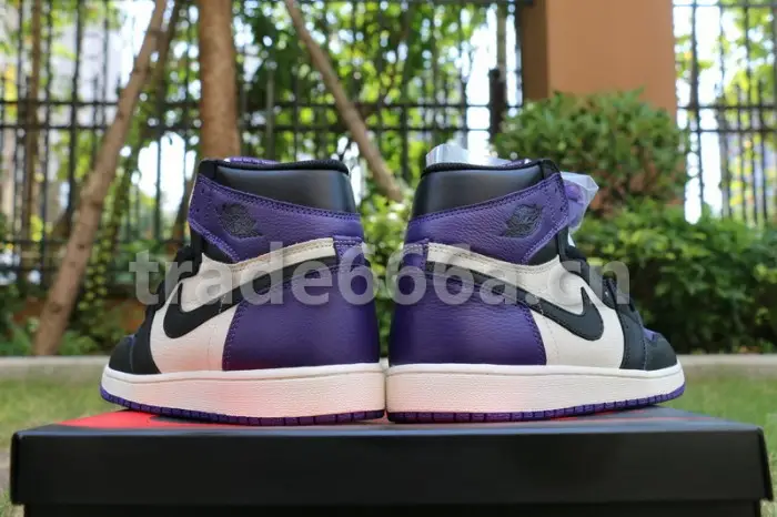 Authentic Air Jordan 1 “Court Purple”GS 