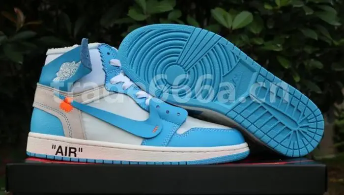 Authentic OFF-WHITE x Air Jordan 1 “UNC” GS 