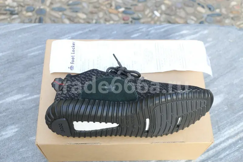 Authentic AD Yeezy 350 Boost “Pirate Black” Final Version (with receipt) 
