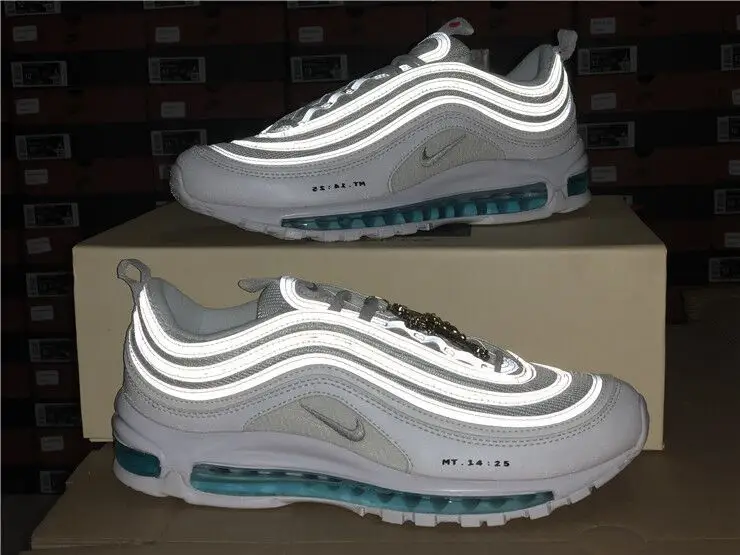 Authentic MSCHF x INRI x Air Max 97 Jesus Shoes 