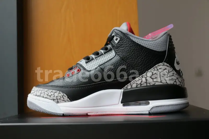 Authentic Air Jordan 3'88 Retro “Black Cement” 