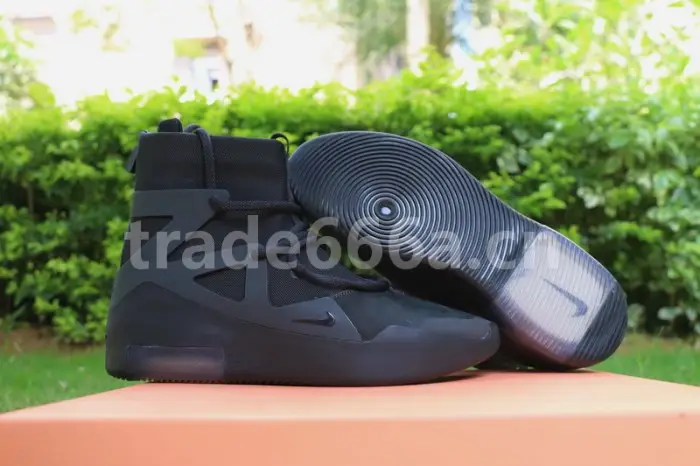 Authentic Nike Air Fear of God 1 “Triple Black” 