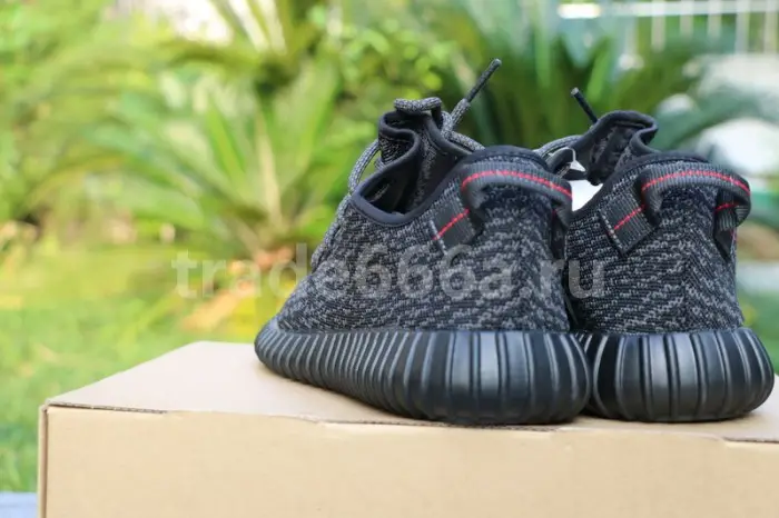 Authentic AD Yeezy 350 Boost “Pirate Black” Final Version (with receipt) 