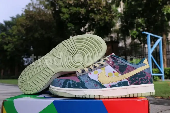 Authentic Nike Dunk Low “Community Garden” 