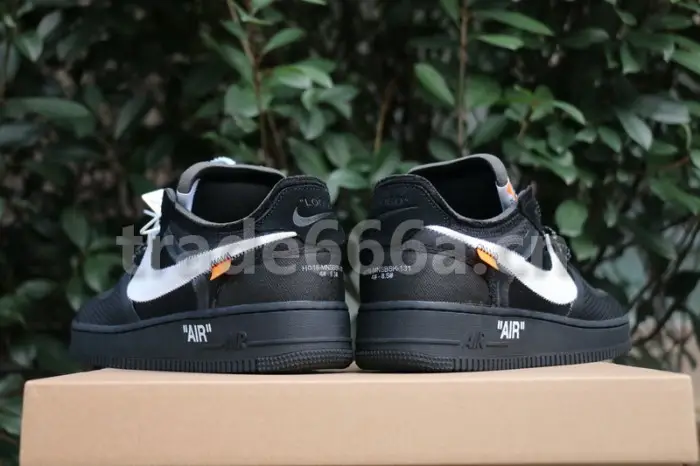 Authentic OFF-WHITE x Nike Air Force 1 Low Black 