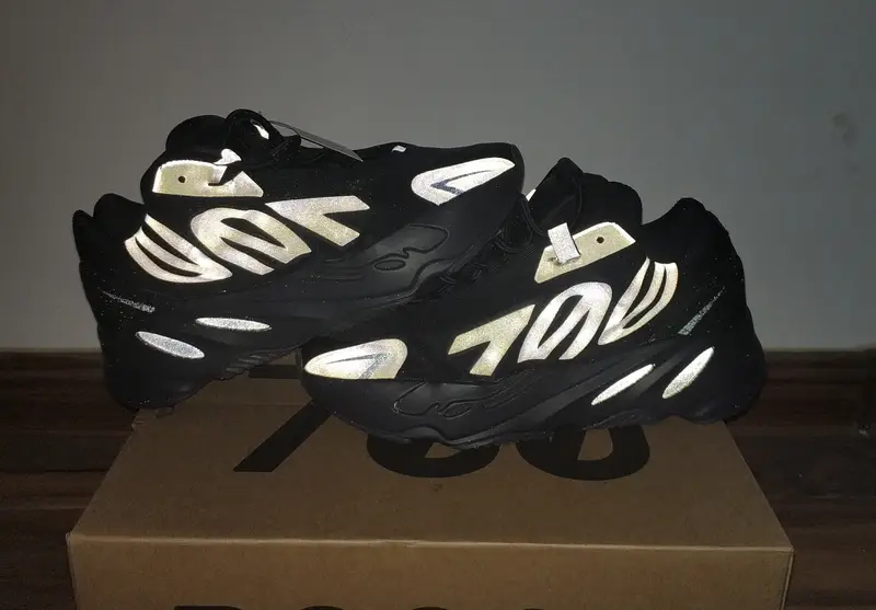 Authentic Yeezy Boost 700 MNVN “Triple Black” 