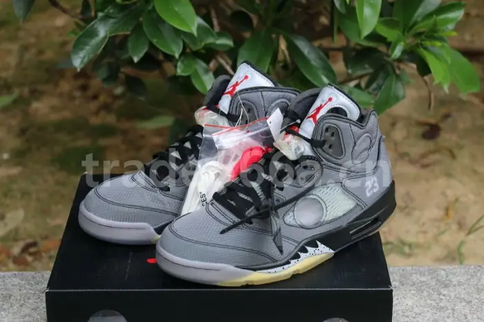Authentic OFF-WHITE x Air Jordan 5 CAAA509