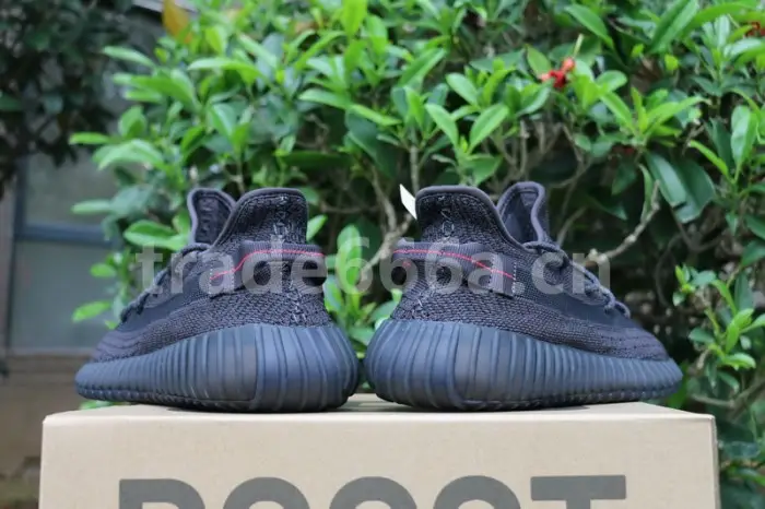 Authentic Yeezy Boost 350 V2 Static Black full-reflective 