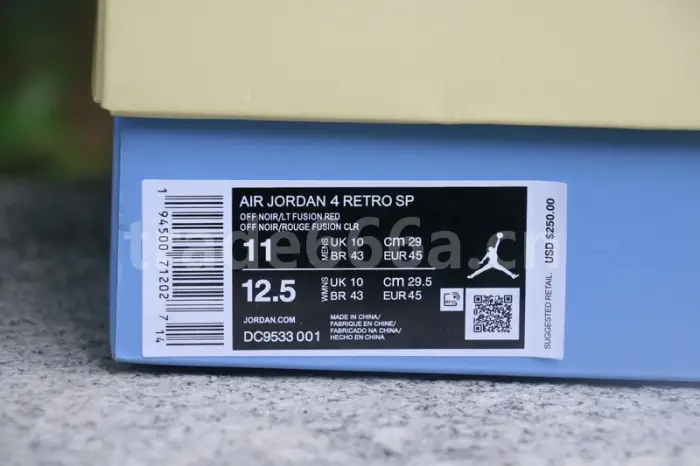 Authentic Union x Air Jordan 4 
