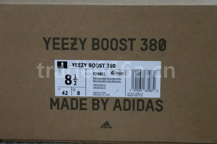 Authentic Yeezy Boost 380 Brown 