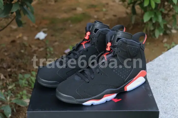 Authentic Air Jordan 6 “Black Infrared” Nike 