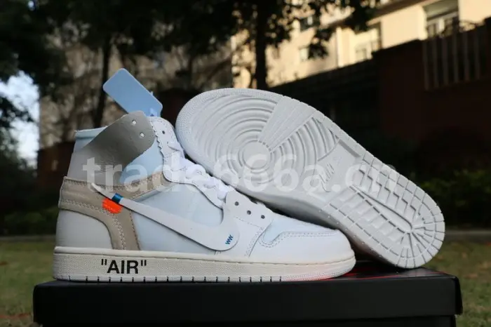 Authentic Off White x Air Jordan 1 White 