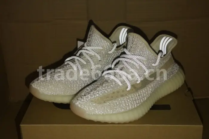 Authentic Yeezy 350 V2“Lundmarks” full reflective 