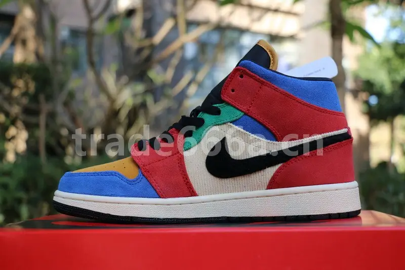 Authentic Blue The Great x Air Jordan 1 Mid “Fearless” 