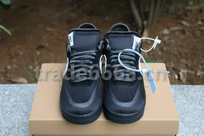Authentic OFF-WHITE x Nike Air Force 1 Low Black 