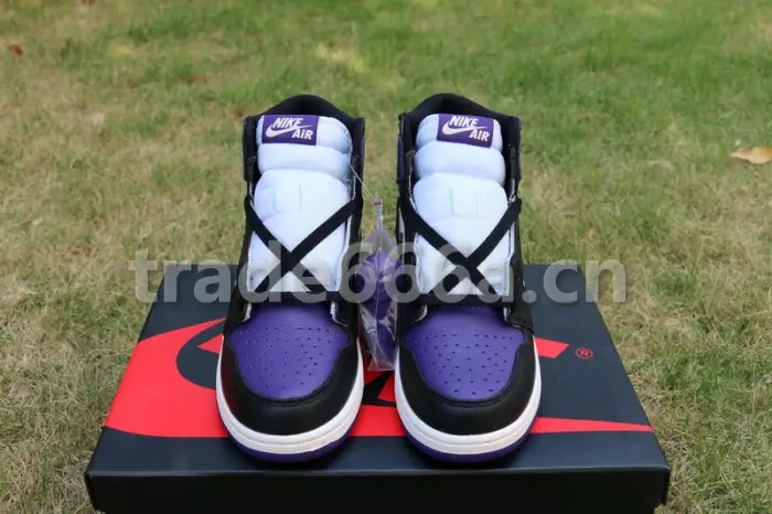 Authentic Air Jordan 1 “Court Purple”GS 