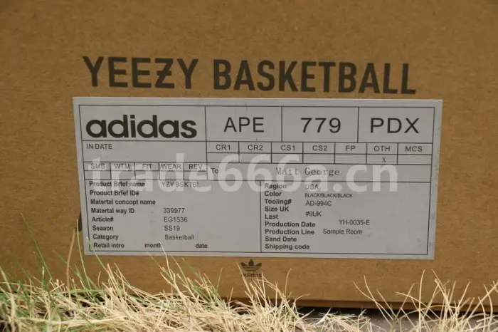 Authentic Yeezy Basketball Boost Black 
