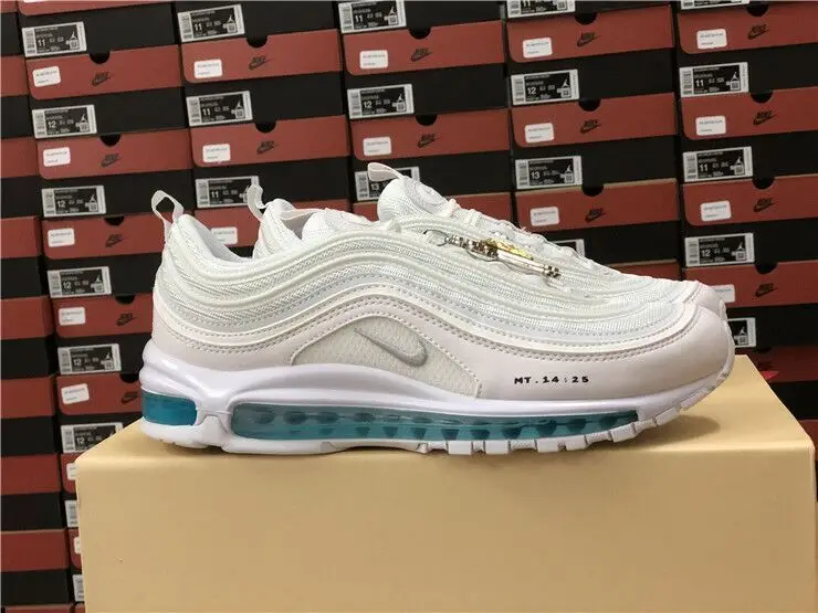 Authentic MSCHF x INRI x Air Max 97 Jesus Shoes 