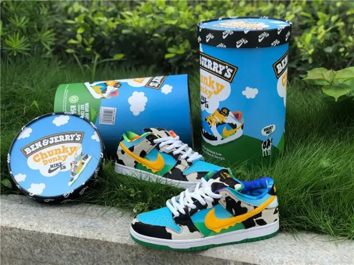 Authentic Ben & Jerry's x Nike SB Dunk Low Pro QS(with Original Boxes) BFE1778