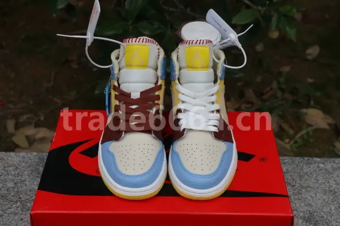 Authentic Maison Chateau Rouge x Air Jordan 1 High Mid 