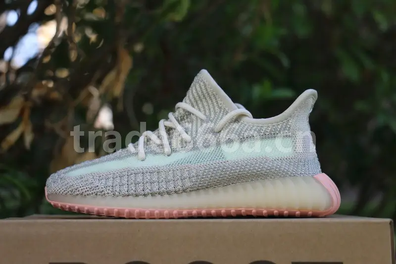 Authentic Yeezy Boost 350 V2 “Citrin” Kids Shoes 