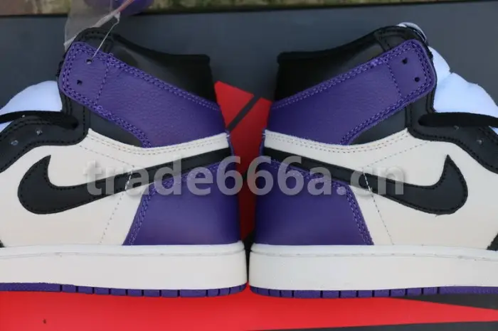 Authentic Air Jordan 1 “Court Purple”GS 