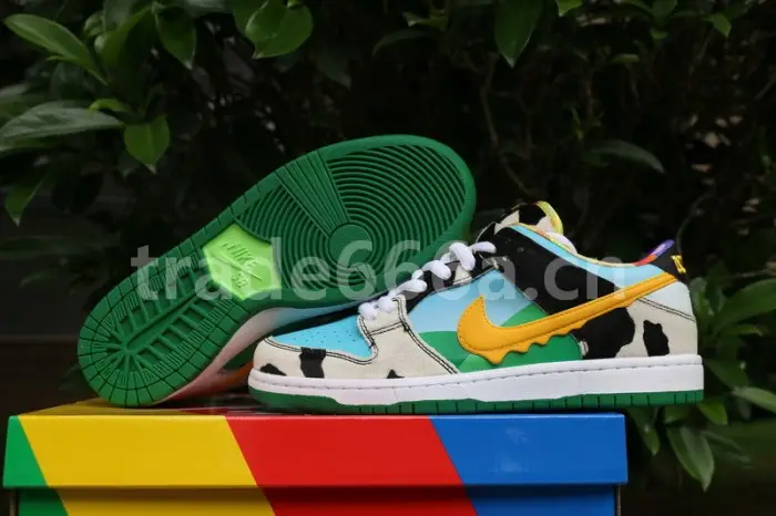 Authentic Ben & Jerry's x Nike SB Dunk Low Pro QS women shoes 