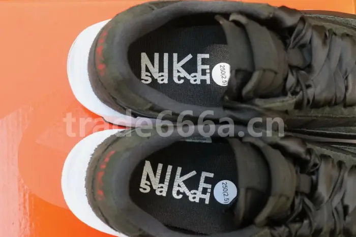 Authentic sacai x Nike LDV Waffle “Black Nylon” 