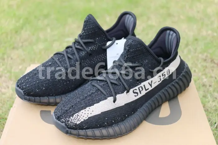 Authentic Yeezy 350 Boost V2 “Black/White” BCEFB580