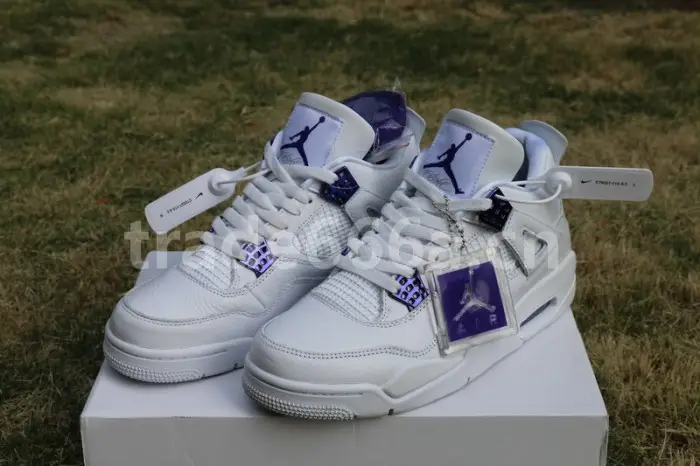 Authentic Air Jordan 4 “Purple Metallic” DEBDF1372