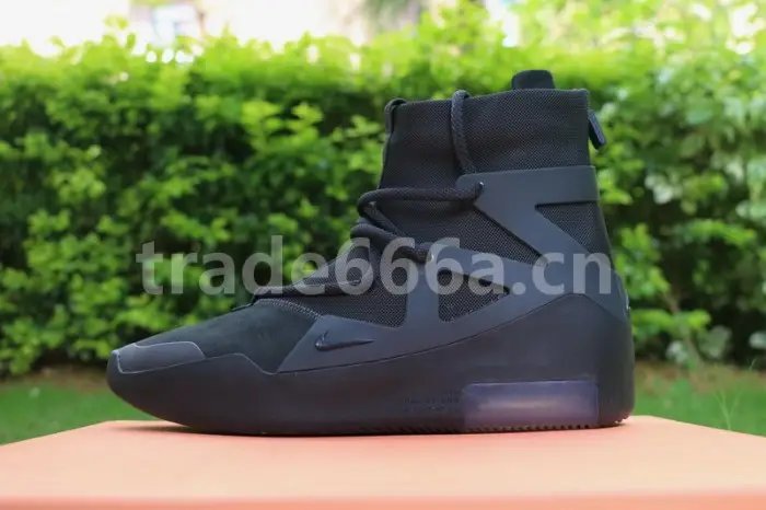 Authentic Nike Air Fear of God 1 “Triple Black” 