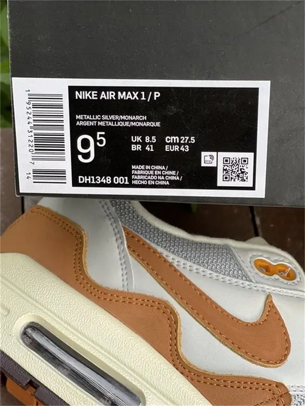 Authentic Patta x Nike Air Max 1 “Monarch” 