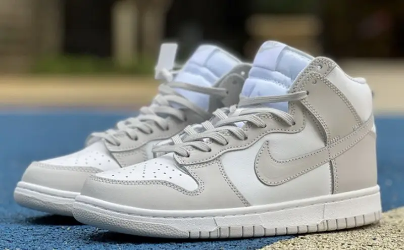 Authentic Nike Dunk High Vast Grey 