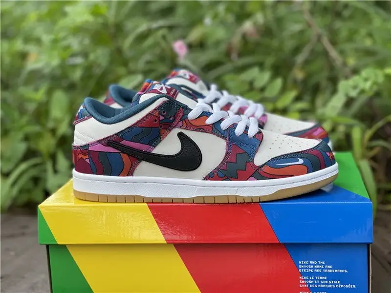 Authentic Parra X Nike SB Dunk Low Royal Blue 