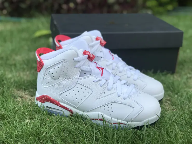 Authentic Air Jordan 6 “Red Oreo” GS 